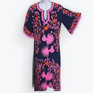 Frances Valentine Floral Print Long Dress